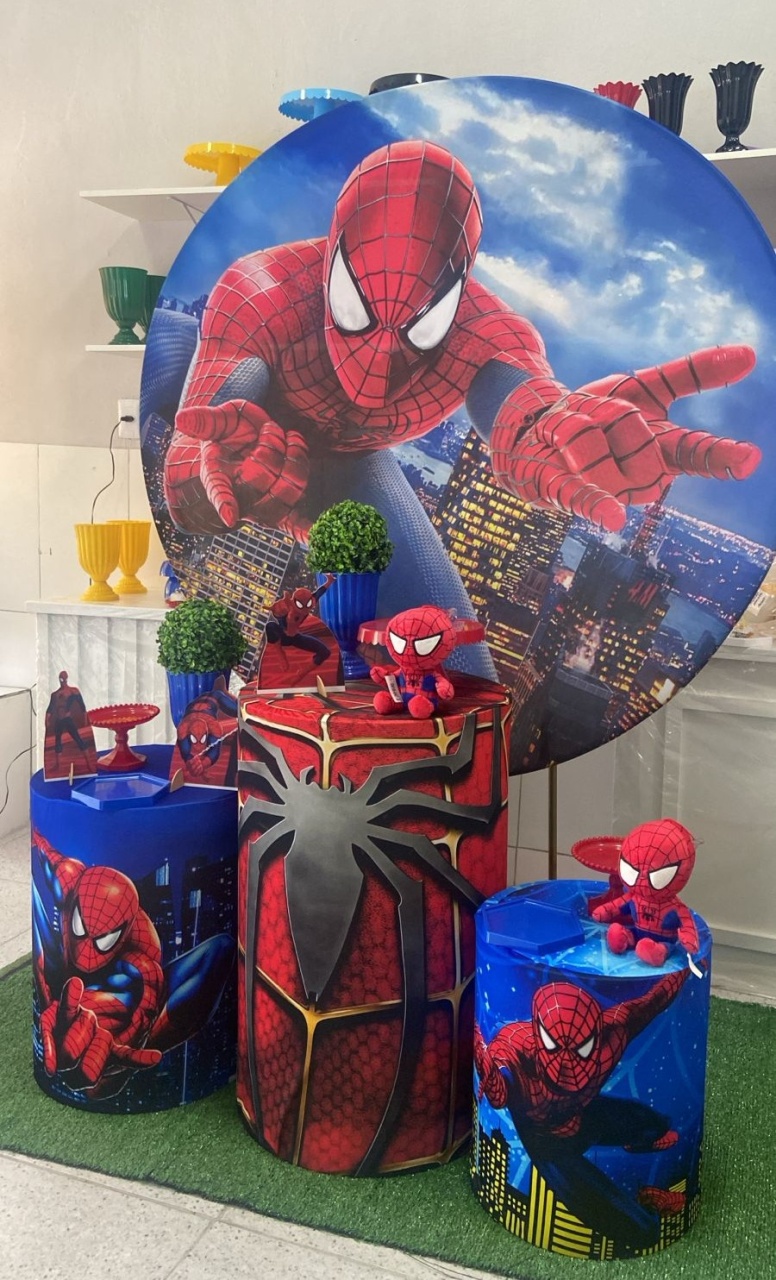 Kit Bronze - Homem Aranha - AR de Festa