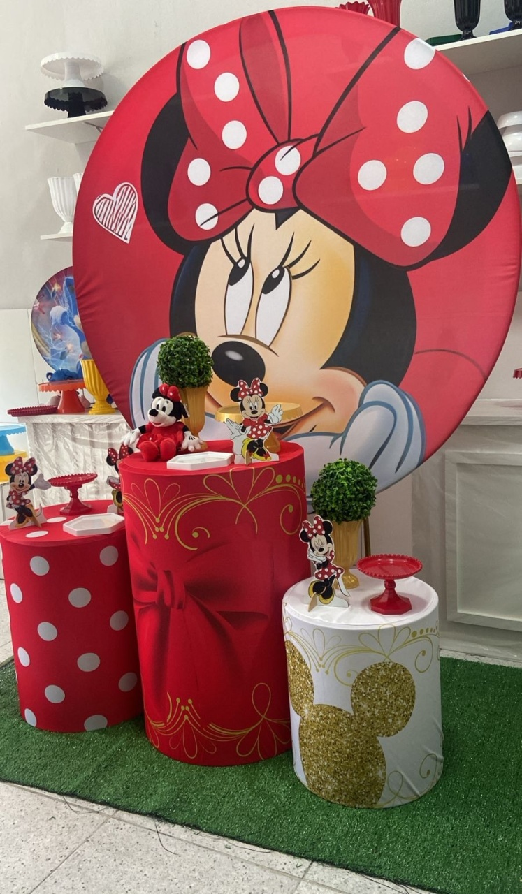 Kit Bronze - Minnie Mouse - AR de Festa