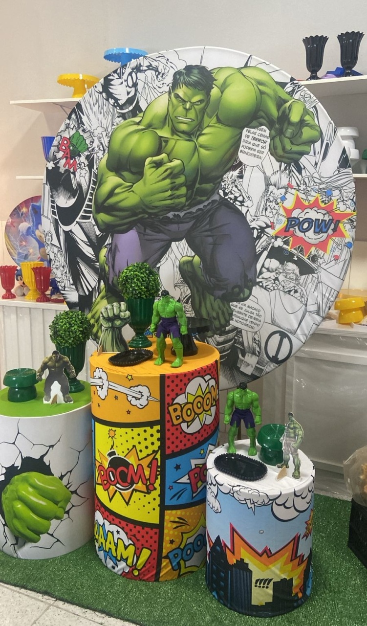 Kit Bronze - Hulk - AR de Festa