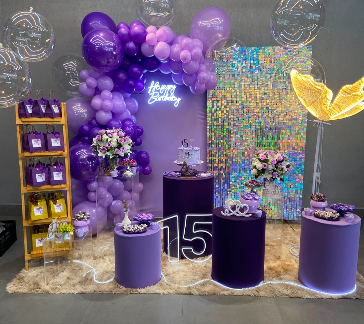 Kit Diamante - Roxo/Lilás - AR de Festa