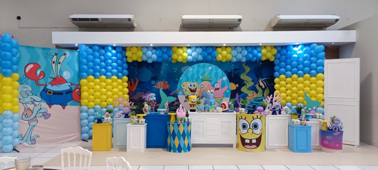 Festa Bob Sponja - flaviabarrofaldi