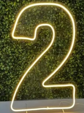 Número Led - 2 - flaviabarrofaldi