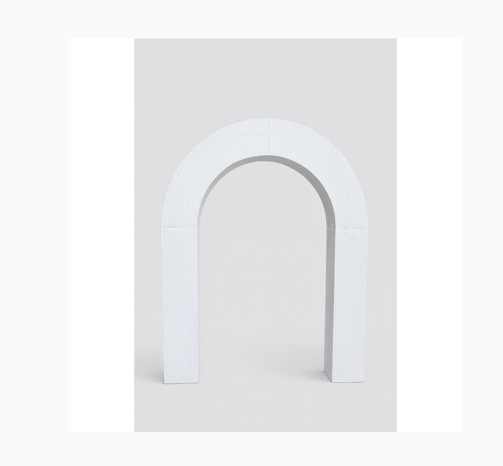 Portal Branco Vazado  - flaviabarrofaldi