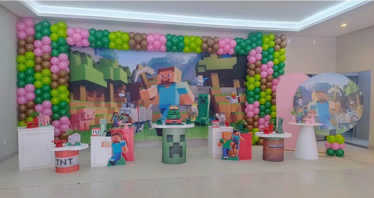 Minecraft Menino E Menina - flaviabarrofaldi