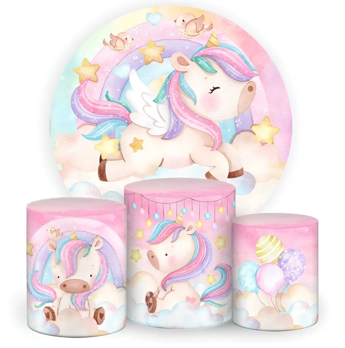 Capas Sublimadas Unicornio - Pegue e Monte Flávia Pimentel