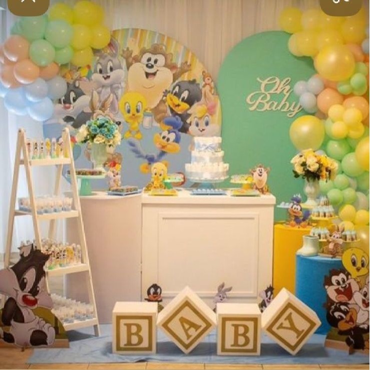 Decoraçao Baby Looney Tunes - Pegue e Monte Flávia Pimentel