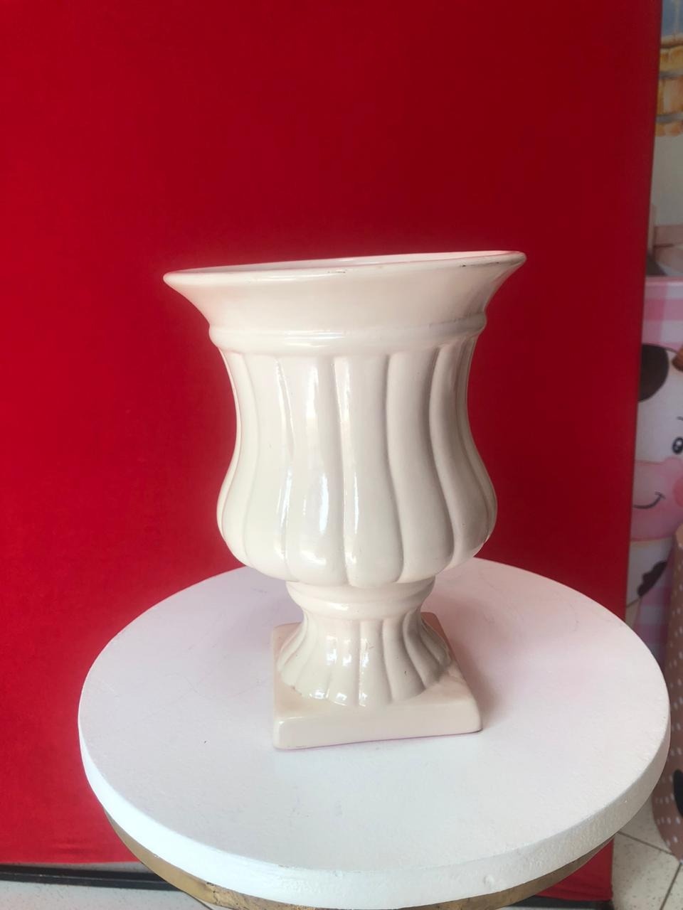 Jarro Rosa Claro Porcelana - Pegue e Monte Flávia Pimentel