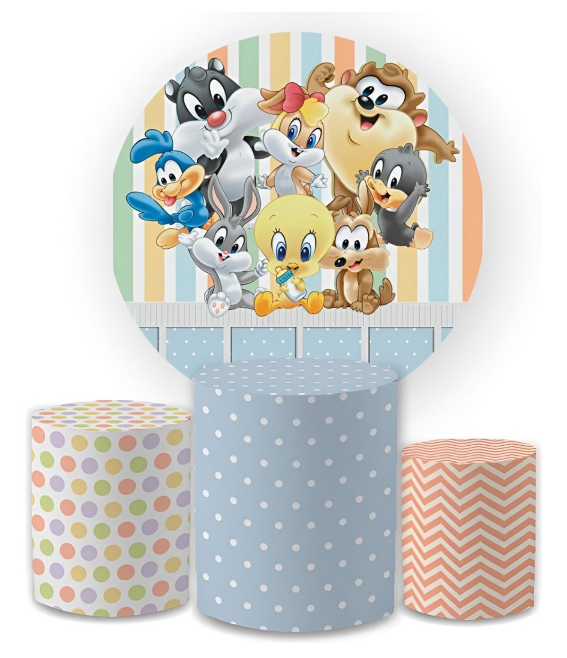Capas Sublimadas Baby Looney Tunes - Pegue e Monte Flávia Pimentel
