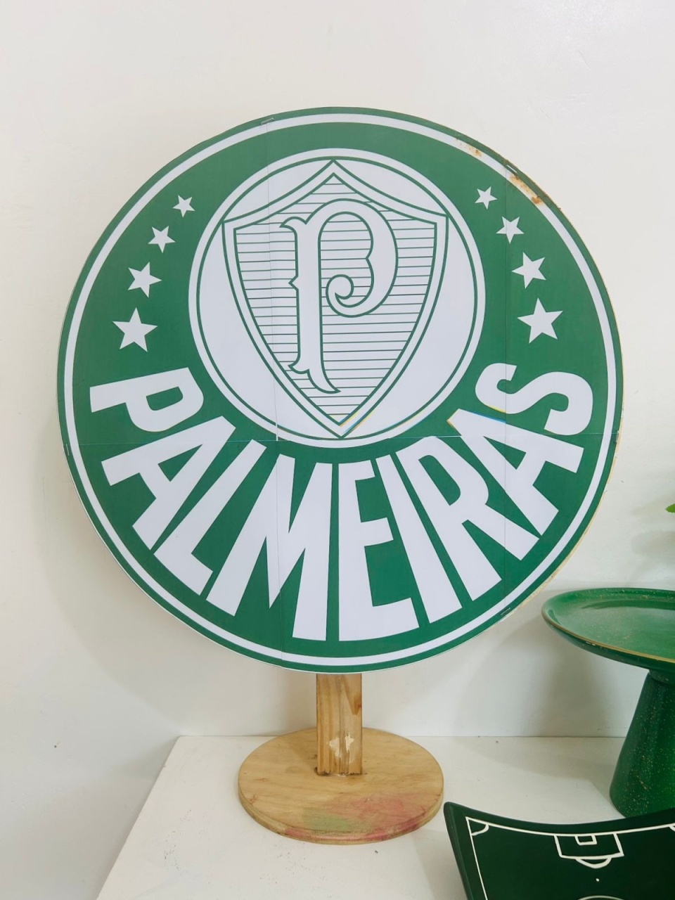 Painel de Mesa Palmeiras - Pegue e Monte Flávia Pimentel