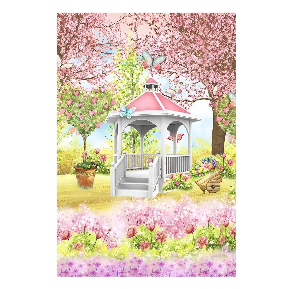 Capa Sublimada Jardim Encantado - Pegue e Monte Flávia Pimentel