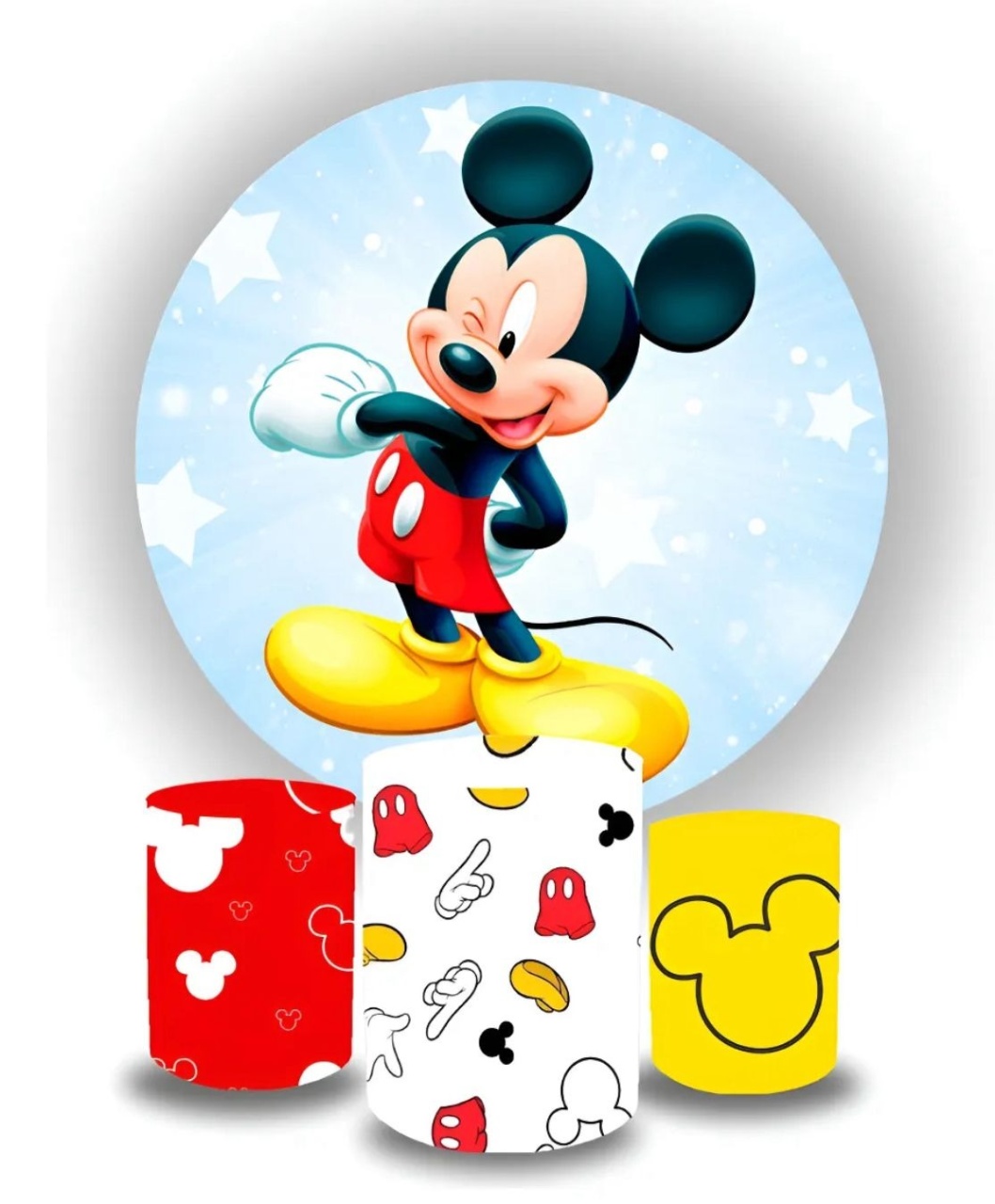 Capas Sublimadas Mickey Mouse - Pegue e Monte Flávia Pimentel