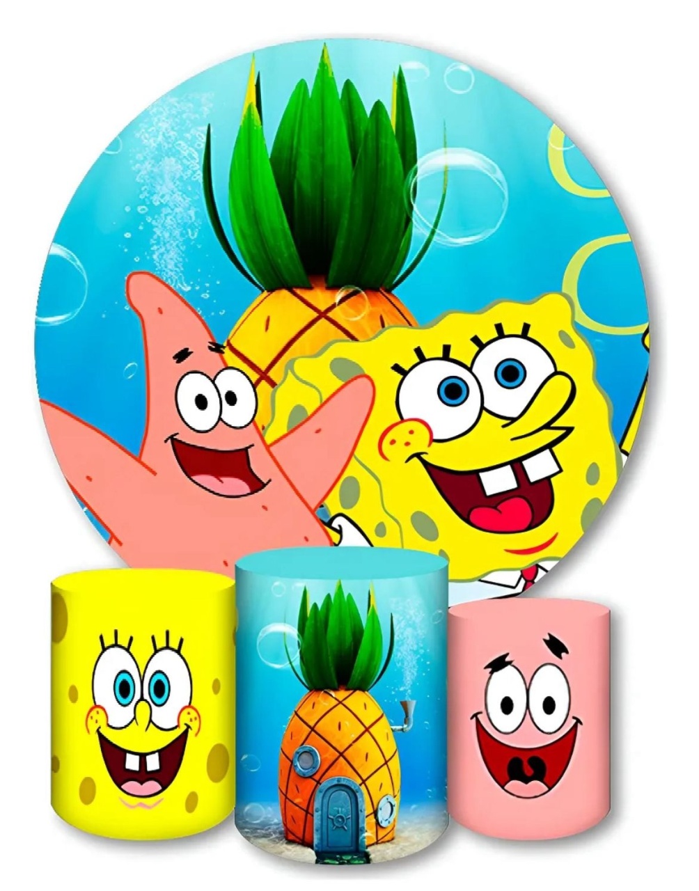Capas Sublimadas Bob Esponja - Pegue e Monte Flávia Pimentel