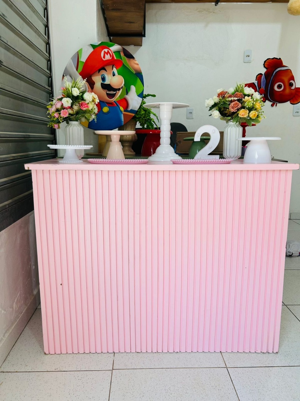 Mesa Comoda Rosa  - Pegue e Monte Flávia Pimentel