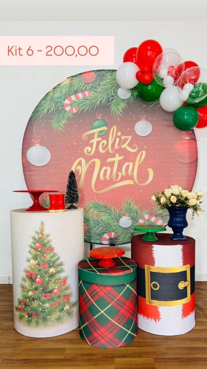 Kit de Natal 6 - Pegue e Monte Flávia Pimentel