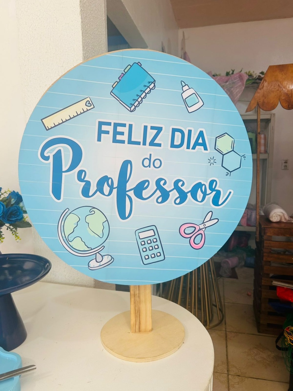 Painel de Mesa Professor - Pegue e Monte Flávia Pimentel