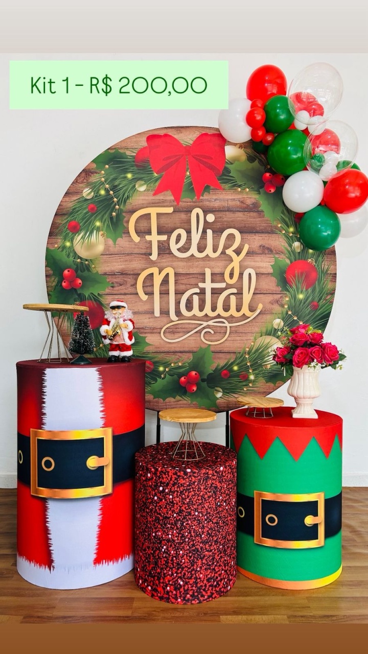 Kit de Natal 1 - Pegue e Monte Flávia Pimentel