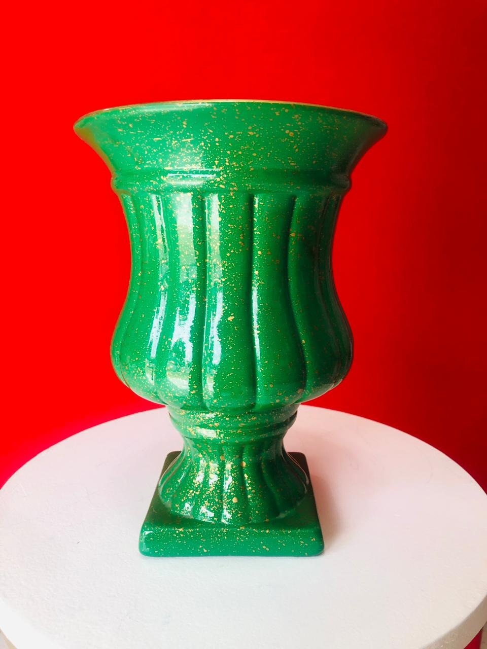 Jarro Verde Porcelana - Pegue e Monte Flávia Pimentel