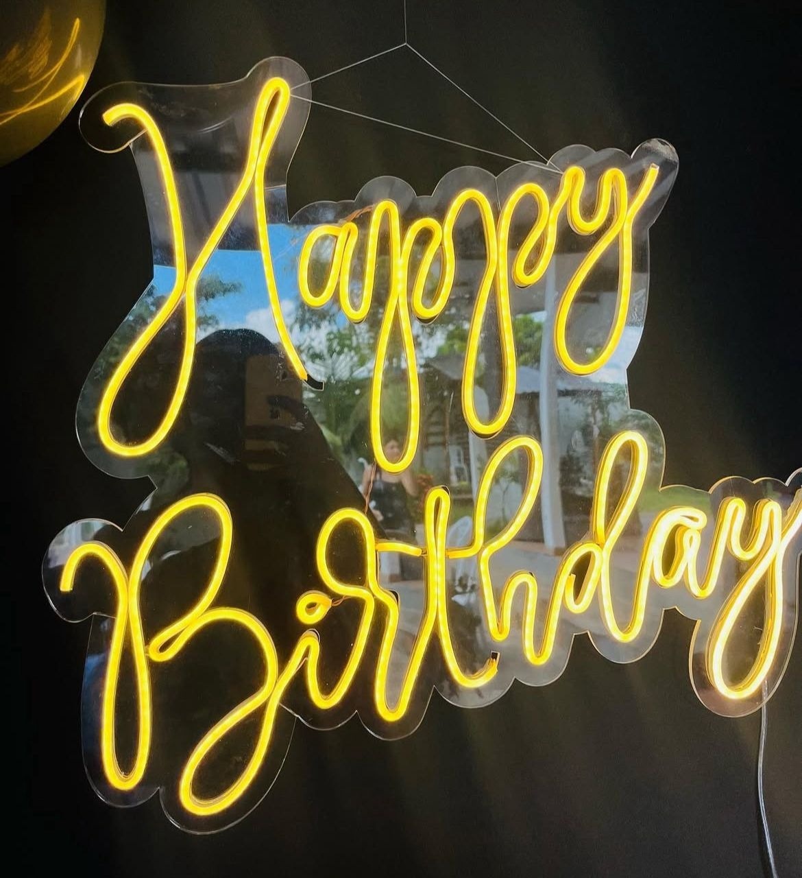 Letreiro Happy Birdhay Led - Pegue e Monte Flávia Pimentel