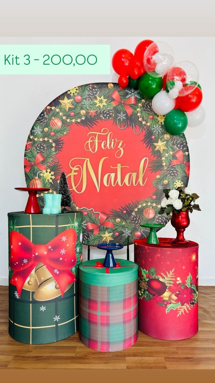 Kit de Natal 3 - Pegue e Monte Flávia Pimentel