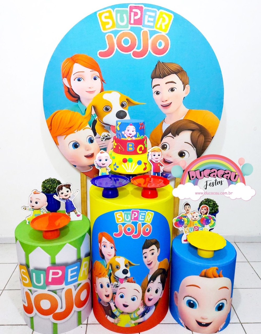 Kit Pegue E Monte Super Jojo - Ducacau Festas
