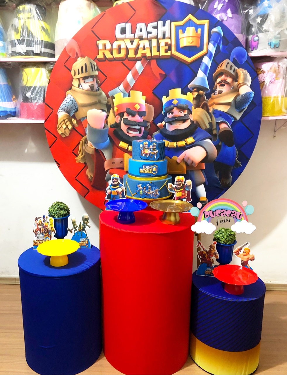 Kit Pegue E Monte Clash Royale - Ducacau Festas