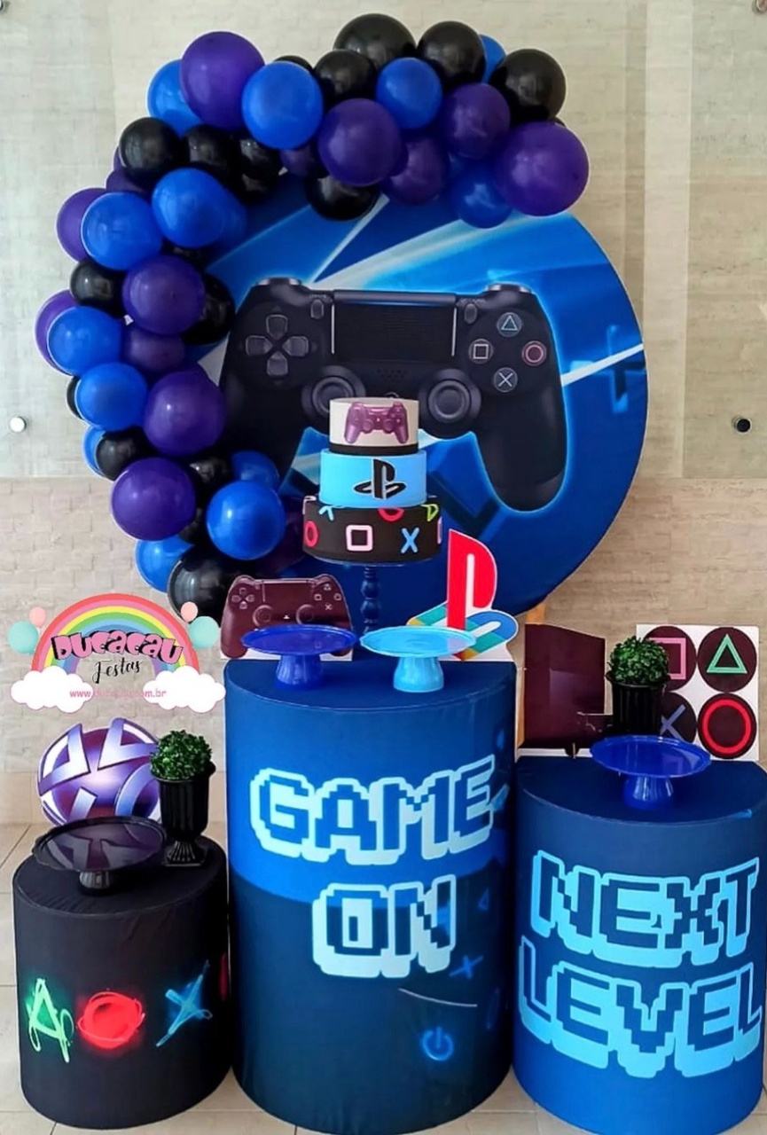 Kit Pegue E Monte Videogame (Playstation) - Ducacau Festas