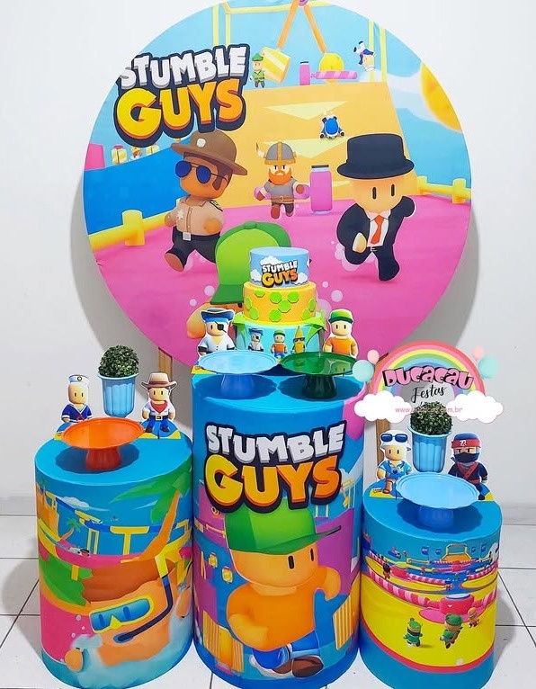 Kit Pegue E Monte Stumble Guys - Ducacau Festas