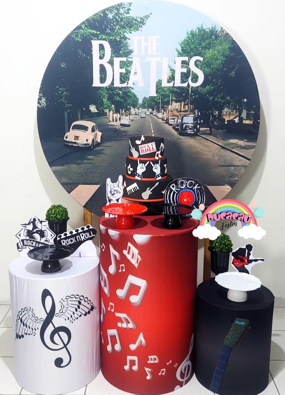Kit Pegue E Monte Beatles - Ducacau Festas