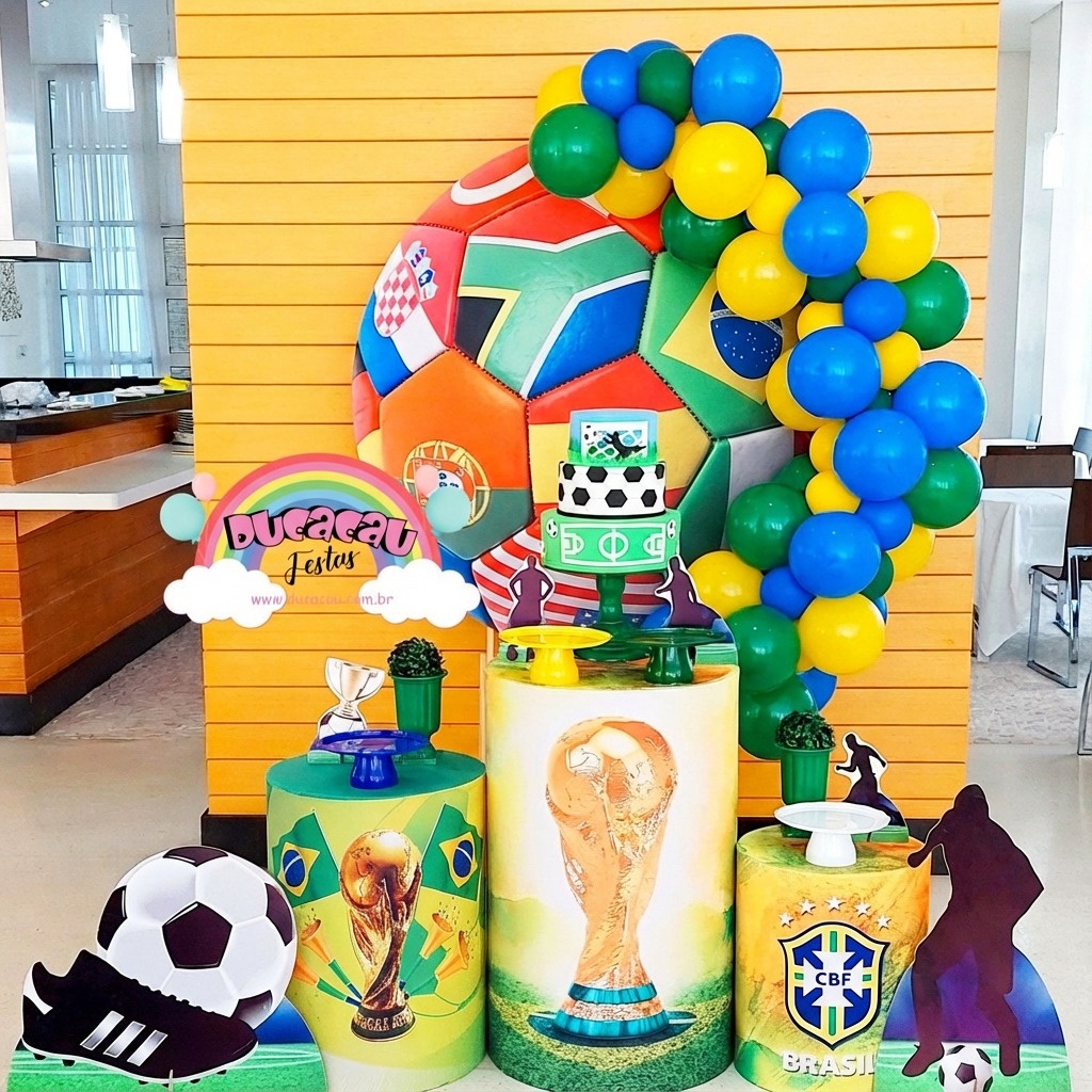 Kit Pegue E Monte Copa Do Mundo - Ducacau Festas