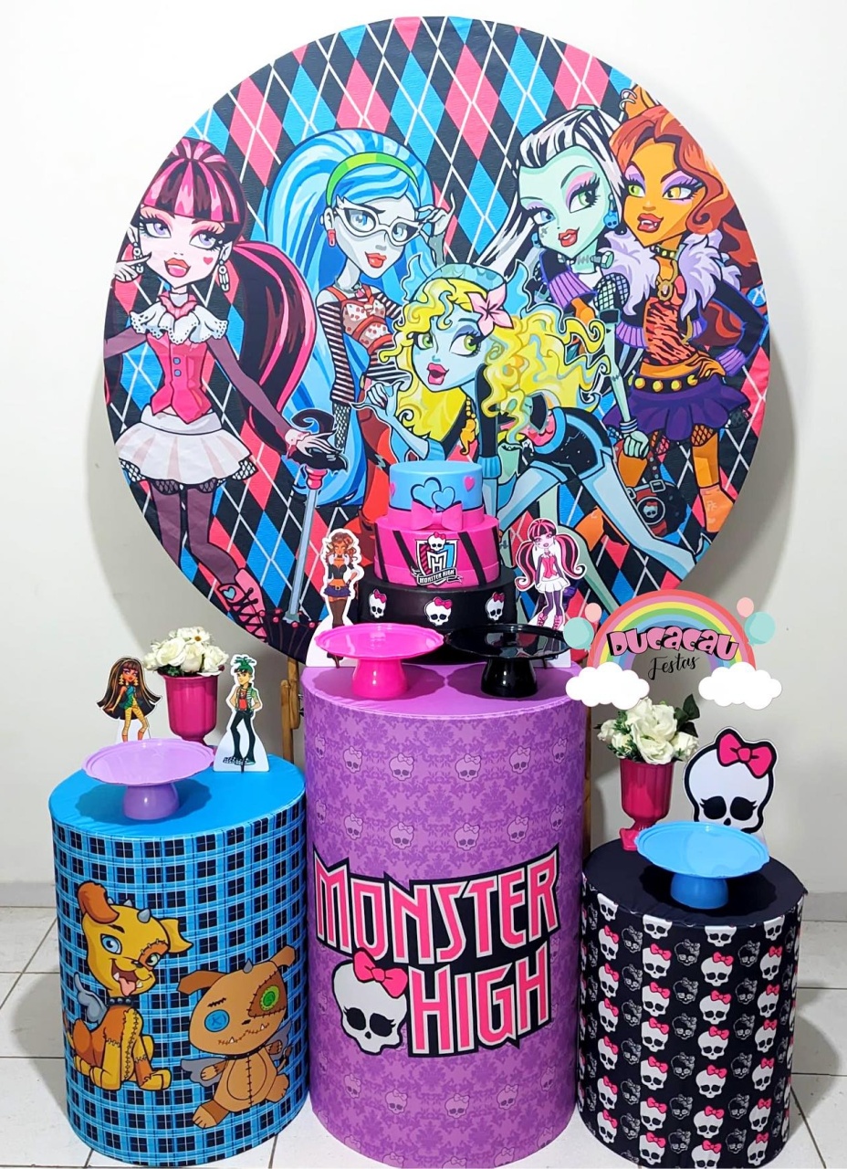 Kit Pegue E Monte Monster High - Ducacau Festas