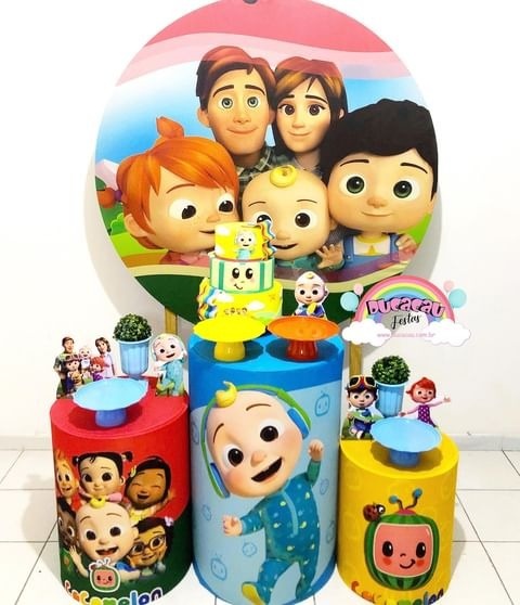 Kit Pegue E Monte Cocomelon - Ducacau Festas