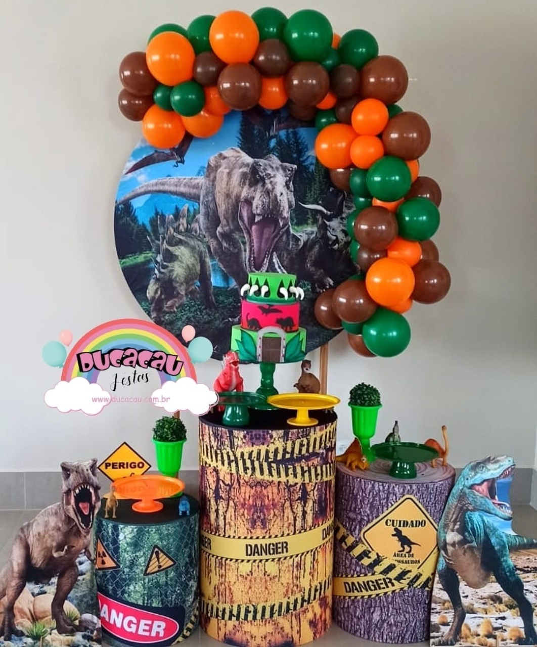 Kit Pegue E Monte Dinossauro - Ducacau Festas