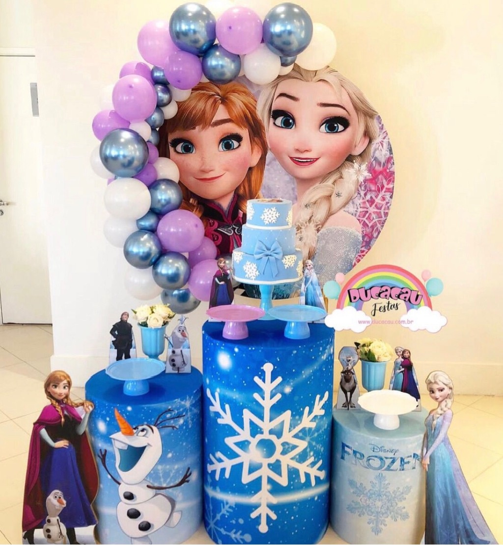 Kit Pegue E Monte Frozen - Ducacau Festas