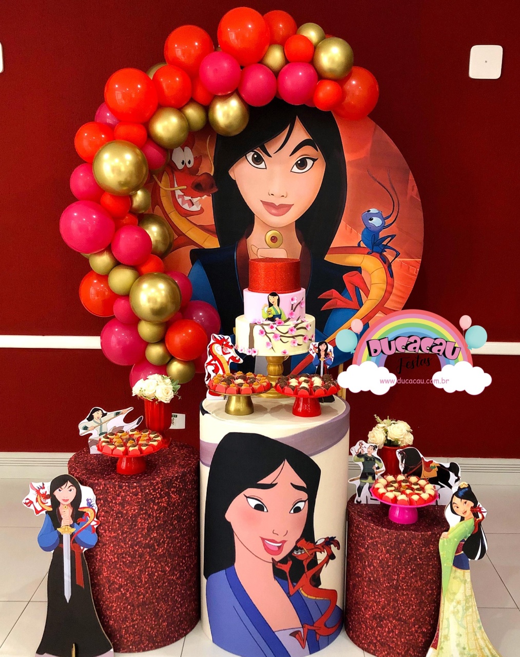 Kit Pegue E Monte Mulan - Ducacau Festas
