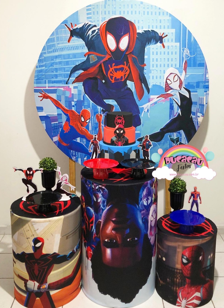 Kit Pegue E Monte Homem Aranha No Aranhaverso - Ducacau Festas