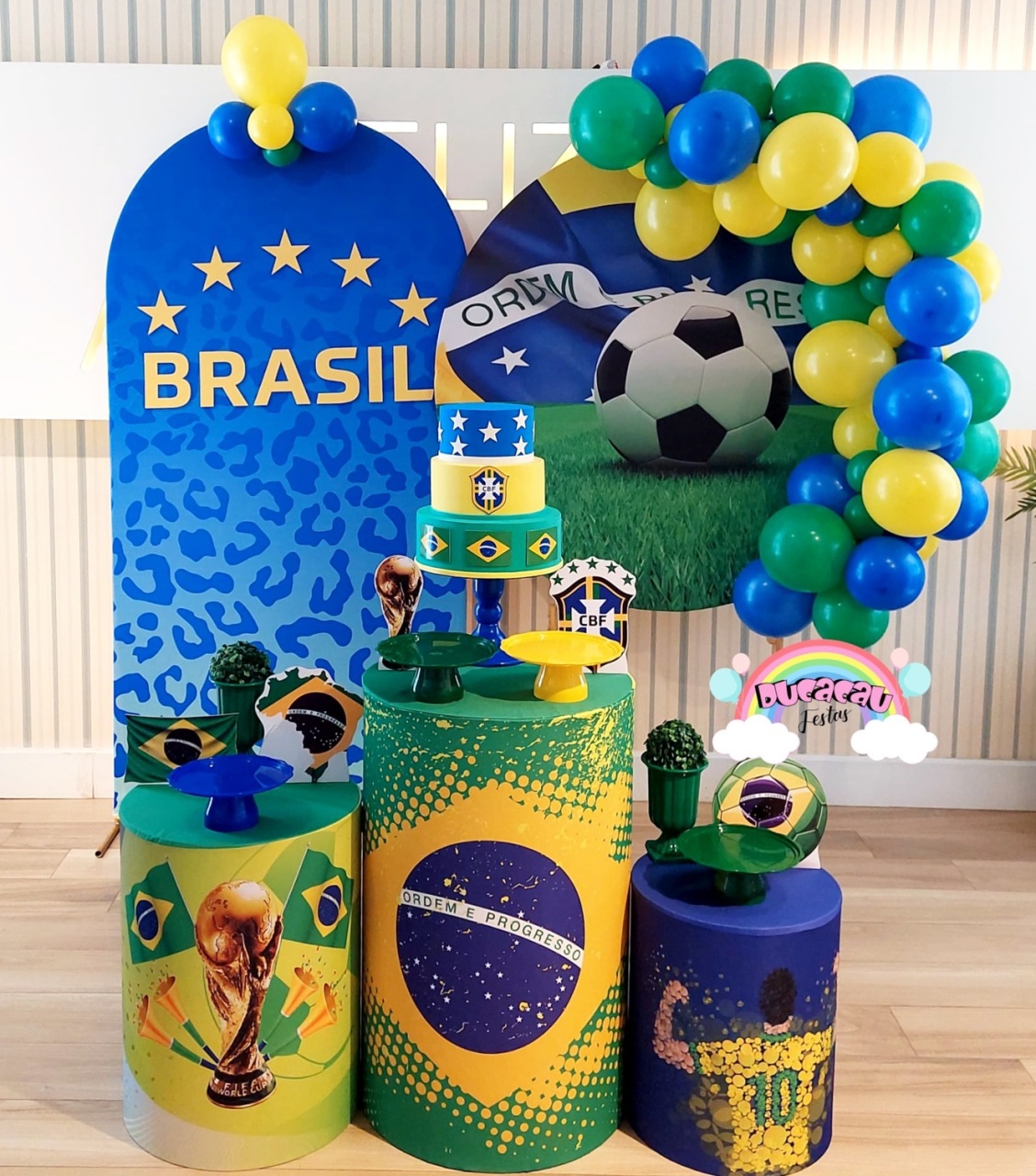 Kit Pegue E Monte Brasil Ii - Ducacau Festas