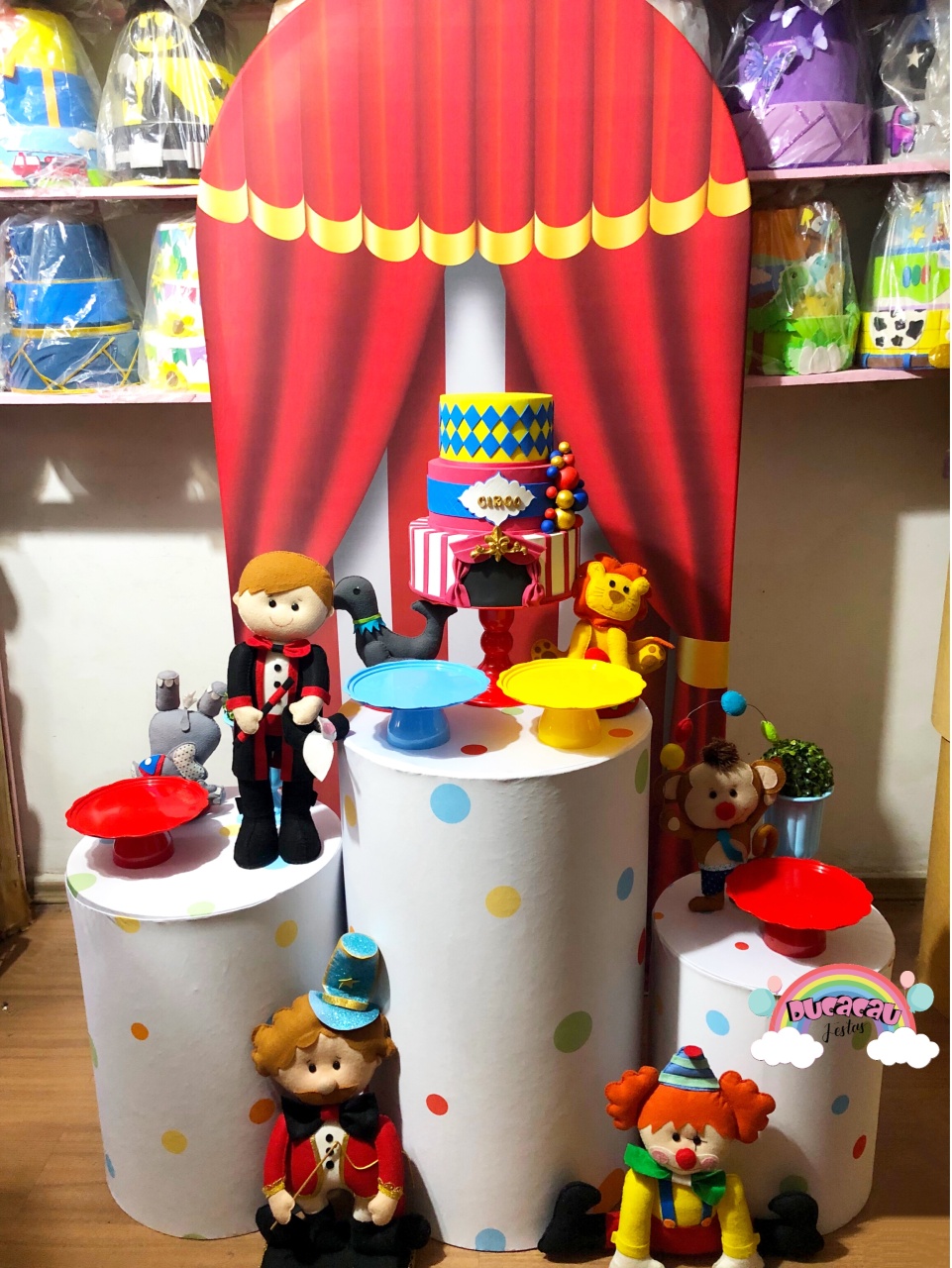 Kit Pegue E Monte Circo Ii - Ducacau Festas