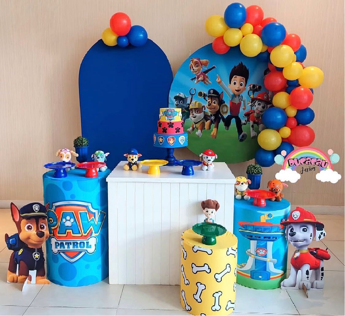 Kit Pegue E Monte Patrulha Canina - Versão Maior - Ducacau Festas