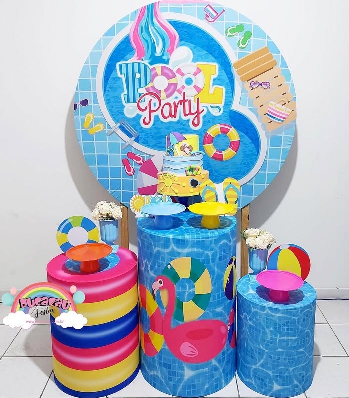 Kit Pegue E Monte Pool Party - Ducacau Festas
