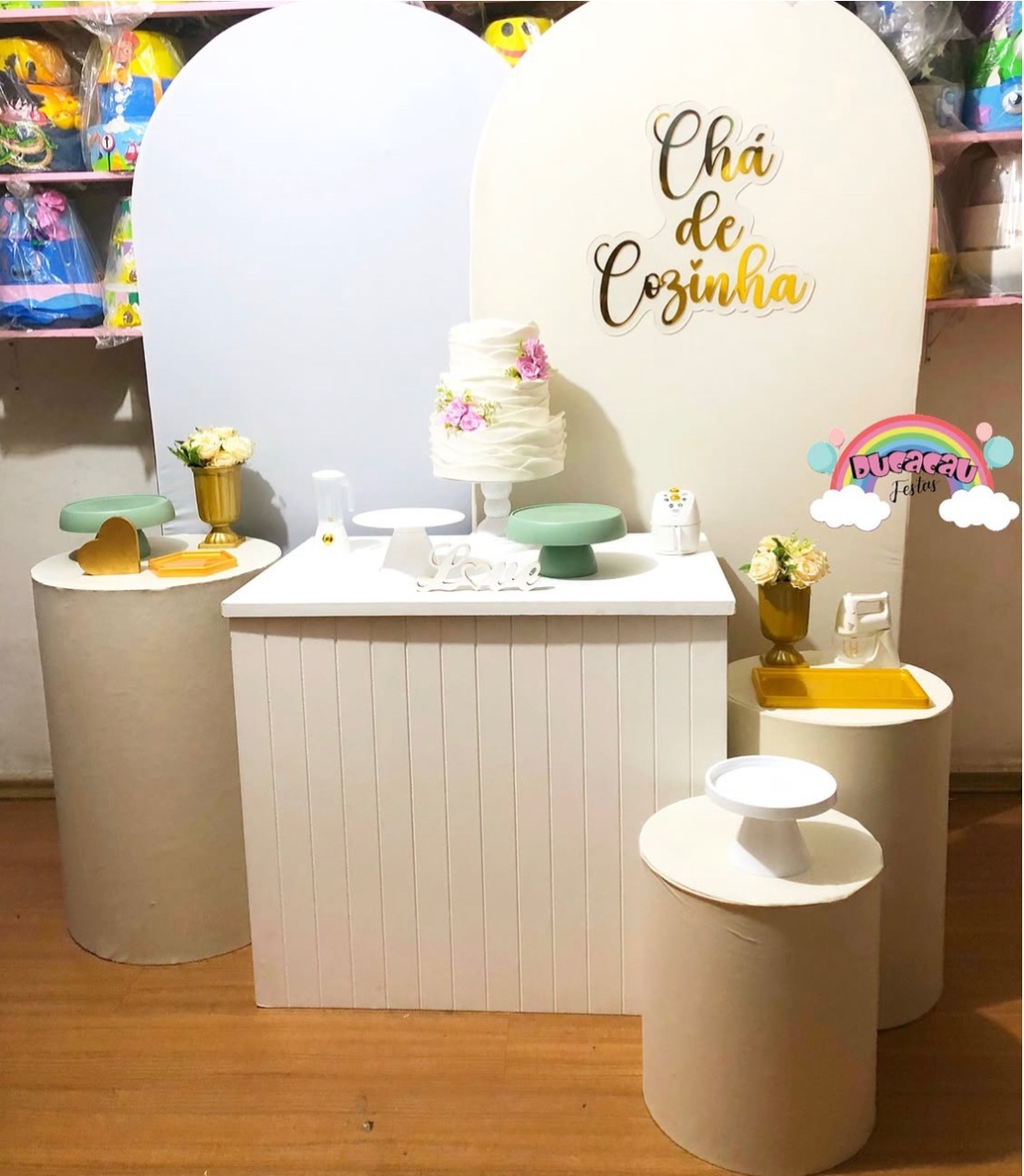Kit Pegue E Monte Chá de Cozinha - Versão Maior - Ducacau Festas