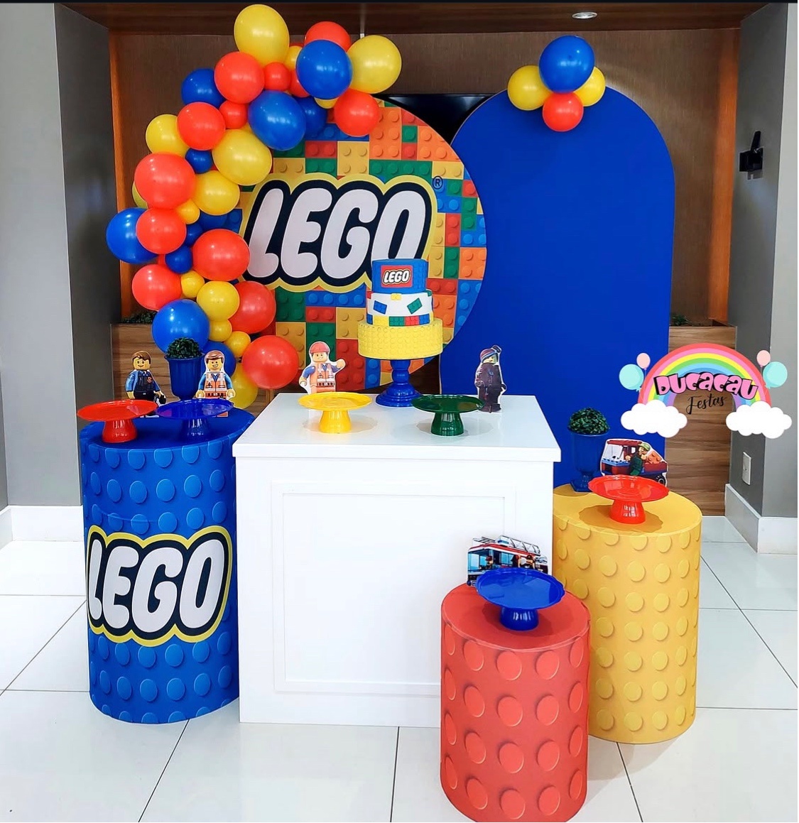 Kit Pegue E Monte Lego - Versão Maior - Ducacau Festas