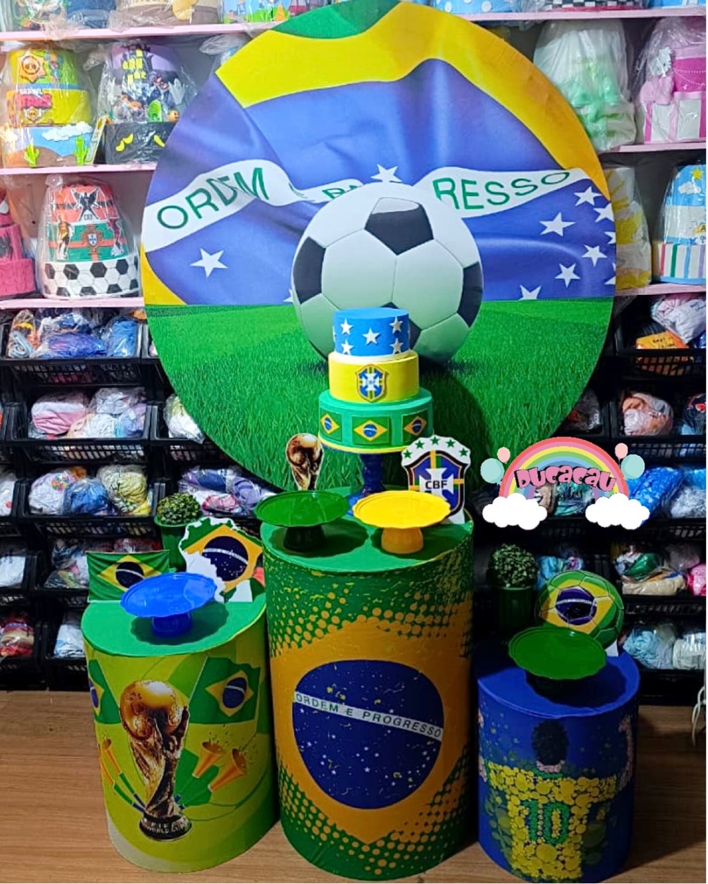 Kit Pegue E Monte Brasil I - Ducacau Festas