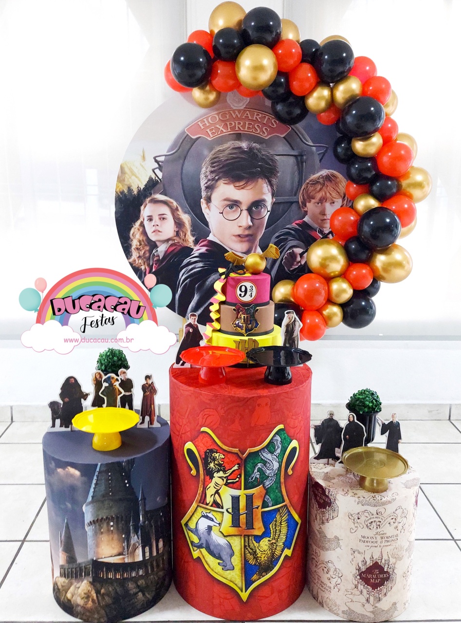 Kit Pegue E Monte Harry Potter - Ducacau Festas