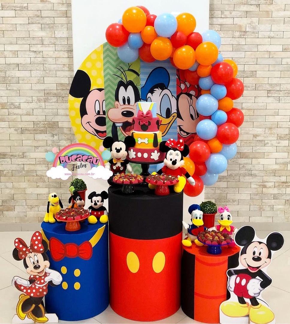 Kit Pegue E Monte Turma Do Mickey - Ducacau Festas