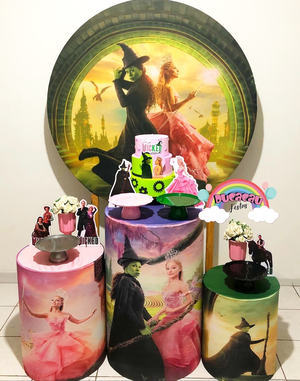 Kit Pegue E Monte Wicked - Ducacau Festas