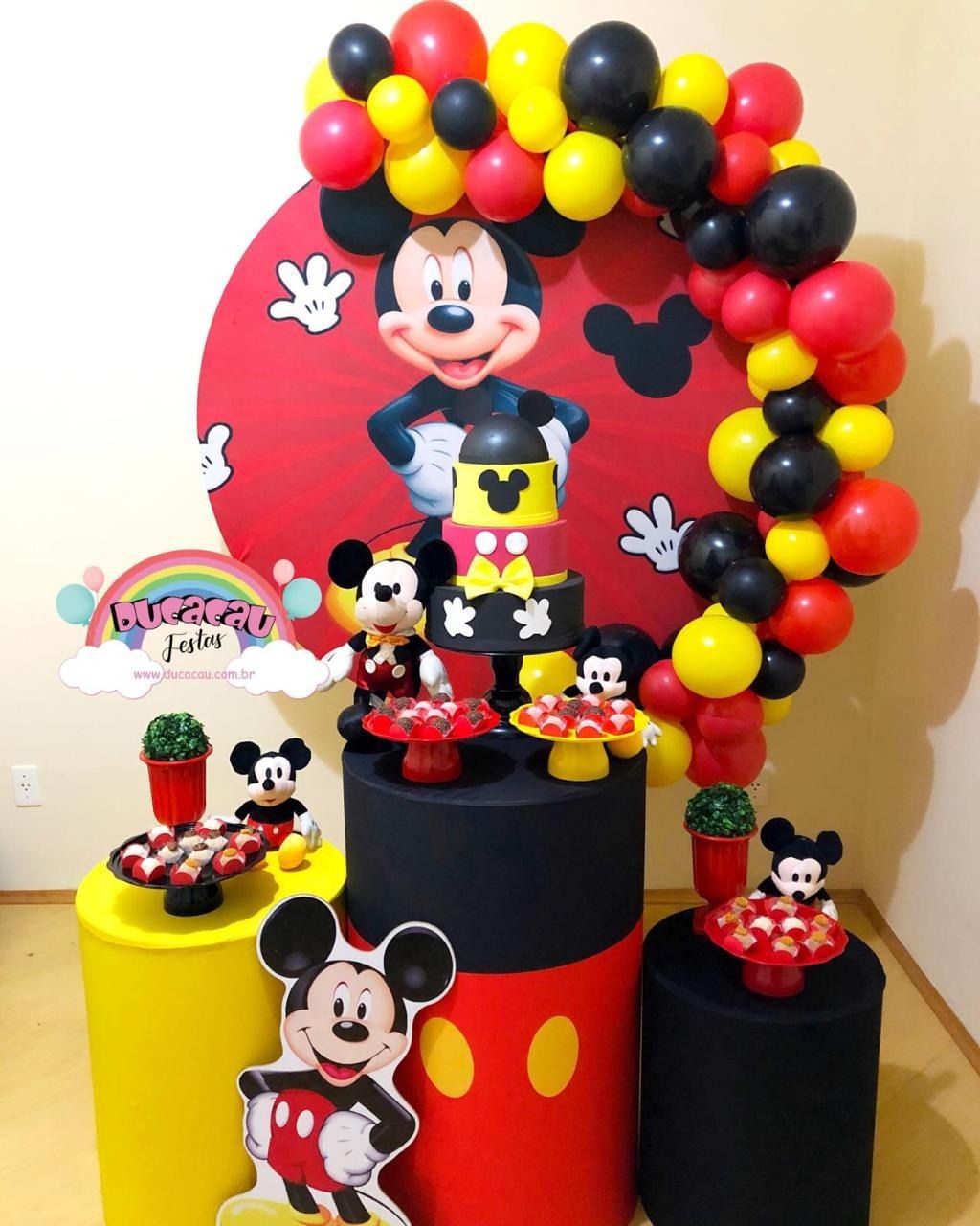 Kit Pegue E Monte Mickey - Ducacau Festas