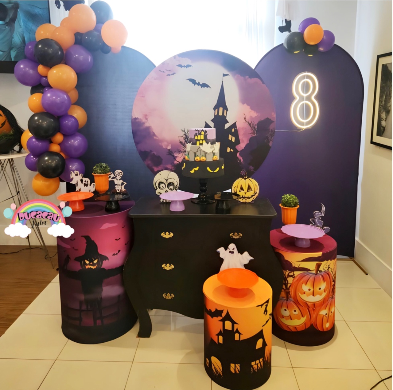 Kit Pegue E Monte Hallloween - Versão Maior - Ducacau Festas