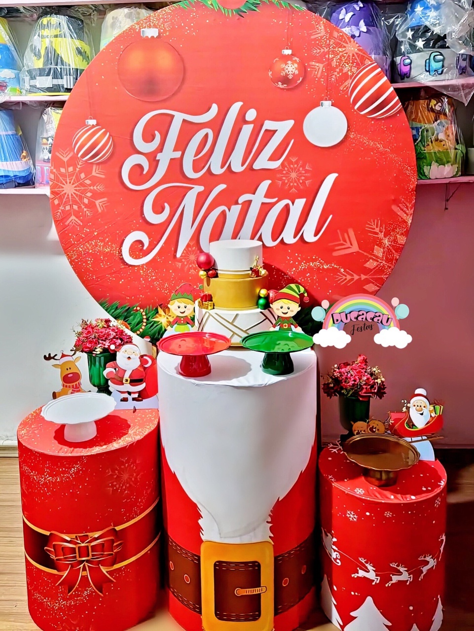 Kit Pegue E Monte Natal - Ducacau Festas