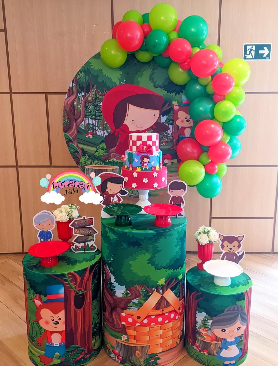 Kit Pegue E Monte Chapeuzinho Vermelho - Ducacau Festas