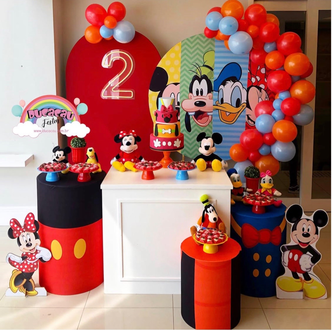 Kit Pegue E Monte Turma Do Mickey - Versão Maior - Ducacau Festas